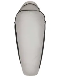 Drap de sac en soie - Silk Blend Sleeping Bag Liner Mummy Compact - Gris