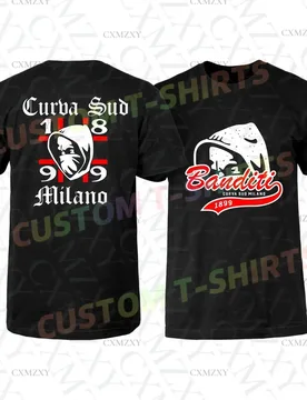 Men T Shirt Casual Curva Sud Milan T-shirt Graphic Summer Short Sleeves 100% Cotton S-3XL - Aliexpress - FashionsVida