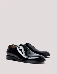 Patent Leather Oxford Shoes Black male