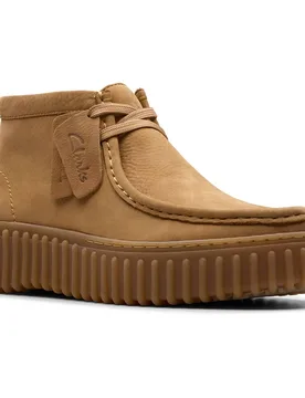 Shoes Mocassini Da Barca Torhill Moss Light Tan Nubuck EU 38 - Clarks - FashionsVida