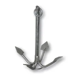 Grapnel Anchor Silver 30 kg unisex