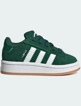 Scarpe Campus 00s Comfort Closure Elastic Lace Infant 25 1/2 Dark Green / Cloud White / Gum - Adidas - FashionsVida