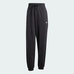 Pantaloni Essentials Small Logo French Terry Cuffed XS Black / White