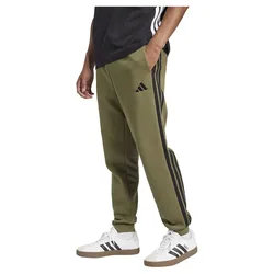 Joggers Essentials 3 Stripes Fleece Olive Strata / Black 2XL