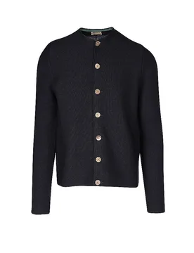 Trachten Strickjacke ALOISIUS blau XS Herren - Gottseidank - FashionsVida