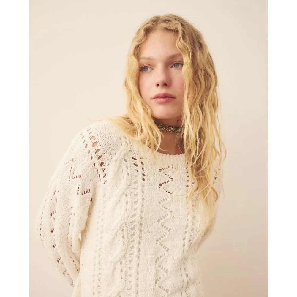 Jersey de mujer con cintas caladas - Southern Cotton - FashionsVida