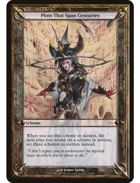 Scheme - Plots That Span Centuries (Archenemy Release) Archenemy - Magic: The Gathering - FashionsVida