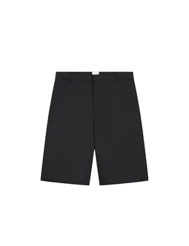 Classic Shorts pantaloncini corti classici in cotone gamba larga - black - Arte Antwerp - FashionsVida