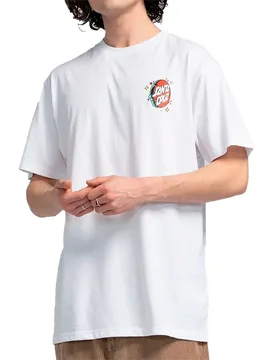 T-shirt à Manches Courtes Lucky Day White M - Santa Cruz - FashionsVida