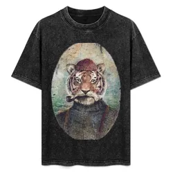 Wild Ocean T-Shirt Retro Style Print Casual Top
