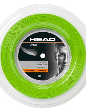 Lynx 200 M Tennis Reel String Green 1.30 mm - Head Racket - FashionsVida