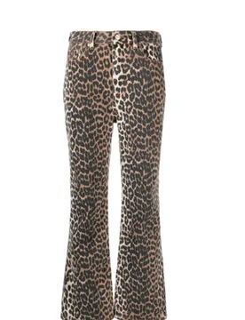 GANNI Jeans Leopardato - Ganni - FashionsVida