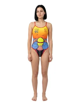 Time To Tri Swim Swimsuit Multicolour XS Women - OTSO - FashionsVida