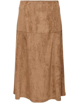 Falda larga de línea evasé con cintura media - Only - FashionsVida