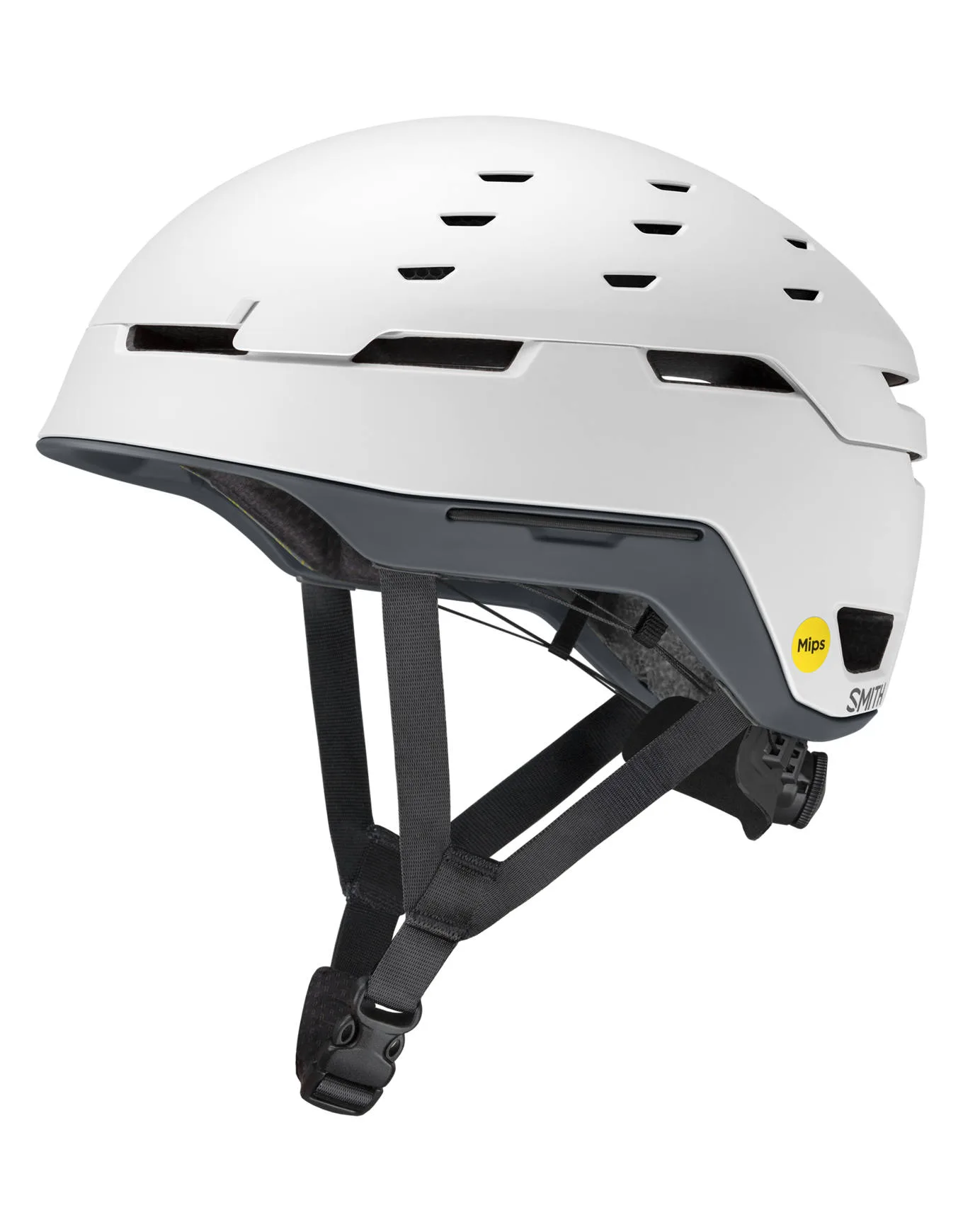 Skihelm – Unisex – Summit Mips Summit MIPS Matte White / Slate Größe 59-63 cm Weiß - SMITH - FashionsVida