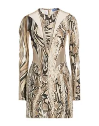 Minivestido Mujer Caqui 36 Mujer