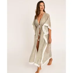 Caftan de mujer, largo manga murciélago, colección reverie