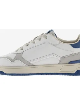 Deportivas hombre de piel con piezas de color y serraje - Victoria - FashionsVida