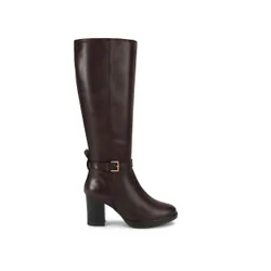 Womens Leather Sage High Leg Boots - Brown - Size Uk 3
