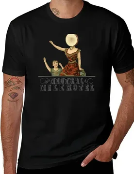Neutral Milk Hotel - In the Aeroplane Over the Sea T-Shirt Basic Short Sleeve Cotton Blend T-Shirt - Aliexpress - FashionsVida