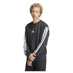 Felpa Essentials 3 Stripes French Terry Black / White S