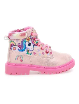 Anfibi rosa glitter con Unicorn S8010155S10 26 - UNICORNO - FashionsVida