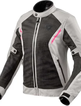 Giacca Moto Donna TORQUE 2 H2O Ladies Nero Grigio Chiaro taglia 36 - Rev'it - FashionsVida