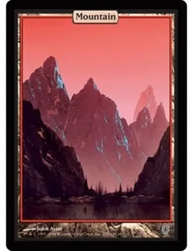 Mountain (foil) Unhinged - Magic: The Gathering - FashionsVida