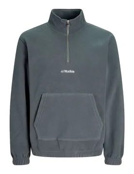 Felpa Con Mezza Zip Soho Turbulence M - Jack & jones - FashionsVida
