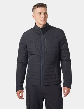 Men's Crew Insulator Sailing Jacket 2.0 ​ Grey 3XL - Ebony Grey - Male - Helly Hansen - FashionsVida