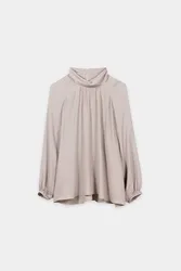 Bluse aus Seiden-Mix female