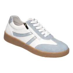 Leder-Sneaker „Lisa“ blau 36 Damen