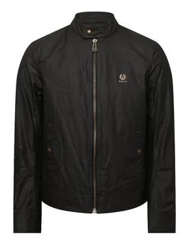Mens Kelland Wax Jacket In Black - Size X-Small - Belstaff - FashionsVida