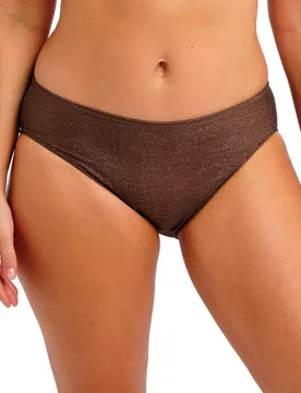 Womens Sabana Mid Rise Bikini Brief - Brown - Fantasie - FashionsVida