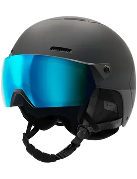 Casque de ski/snowboard - Pow 2 Black Grey Revo Blue - Taille 56-58 cm - Noir - Cébé - FashionsVida