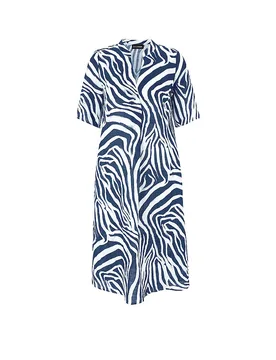 Midikleid azul oscuro 50 - Doris Streich - FashionsVida