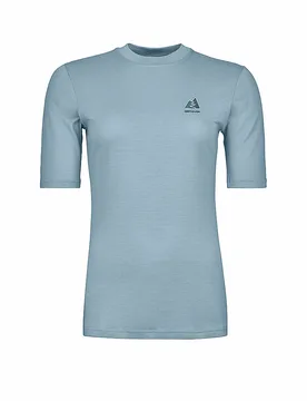 Damen Funktionsshirt 185 Merino MTN Hug hellblau XS W - Ortovox - FashionsVida