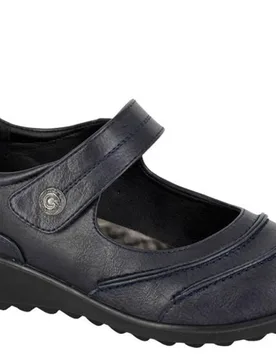 Rosie Womens Shoes - Navy - Size Uk 8 - Boulevard - FashionsVida
