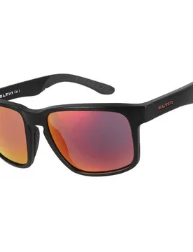 Occhiali Da Sole Polarizzati Grant Matte Black / Red - Eltin - FashionsVida