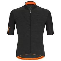 Maglia A Maniche Corte Colore Puro Black