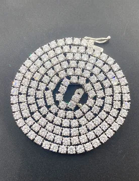 Hiphop Stainless Steel 3MM Zircon Tennis Chain Women Men Ins Style Iced Out Sing Row Chain Link Necklace 16k Gold Plated Gift - Aliexpress - FashionsVida