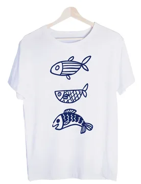Men's Fish Graphic Tee, Short Sleeve Crew Neck T-Shirt for Casual Summer Outfits and Daily Wear - Aliexpress - FashionsVida