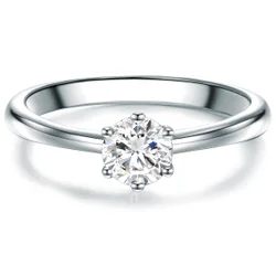 Womens Trilani Female Sterling Silver Ring - Size Q