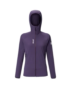 Damen Softshelljacke Kamet XCS Light Hoodie lila L W - Millet - FashionsVida