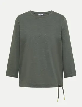 Jerseyshirt mit 3/4 Arm Grün M - CECIL - FashionsVida