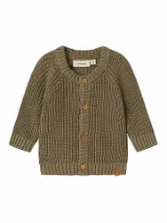 Cardigan in maglia NBNEMLEN per neonato oliva 74