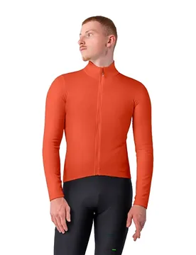 Maglia A Maniche Lunghe Competizione Thermal Paprika - Castelli - FashionsVida