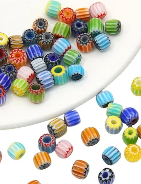 Pcs 6mm/8mm Handmade Lampwork Glass Flower Beads Pumpkin Loose Beads for Necklace Bracelet Earring DIY Jewelry Craft Making - Aliexpress - FashionsVida