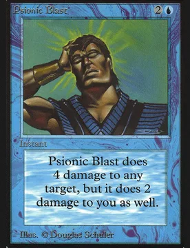 Psionic Blast (Not Tournament Legal) International Edition - Magic: The Gathering - FashionsVida
