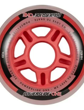 Roue One 8 Unités Milky / Red 80 mm unisex - Powerslide - FashionsVida